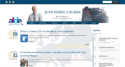 Desktop Screenshot of jeanmariecavada.eu